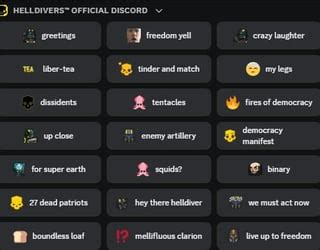 helldivers discord|helldivers discord soundboard.